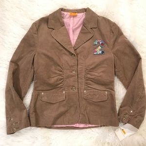 STEIFF COLLECTION GIRLS CORDUROY BLAZER 2 "NWT"